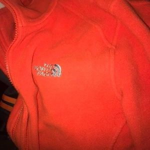 North face fleece zip